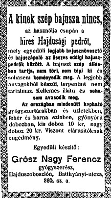 Korabeli hirdet�s
