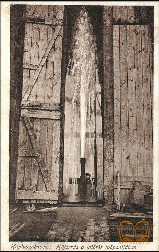 Hőforrás a kitörés időpontjában Hőforrás a kitörés időpontjában